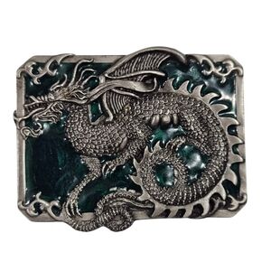 1984 Siskiyou “Dragon” Pewter Belt Buckle – D-29 – Made in USA
